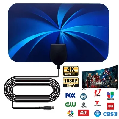 1080P TV Antenne Für Globale Digitale 4K TV DVB-T2 Booster HDTV Für RV außen Auto antenne Indoor Smart TV EU Stecker