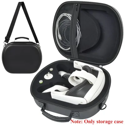 (nur Hülle) Tragetasche kompatibel mit Meta Quest 3/3S Mixed Reality Headset, VR Gaming Headsets Reiseaufbewahrungstasche