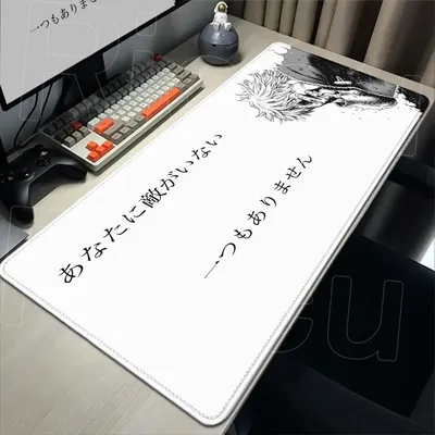 XXL großes Mauspad Vinland Saga 90 x 40 cm Mauspad E-Sports Gaming Tastaturschutz PC Zubehör HD Computer Teppich Schreibtischunterlage