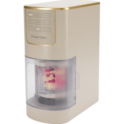 RUSSELL HOBBS Eismaschine "Chilluxe 28750-56", stone, B:17,3cm H:38,5cm T:30,7cm, Eismaschinen, für Eiscreme, Sorbet, FrozenYoghurt & Milkshake