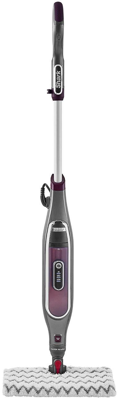 SHARK Dampfmopp "Klik n' Flip automatischer Dampfreiniger S6003EU", rot (grau, bordeaux), B:34cm H:118cm T:18cm, Mehrzwecksauger, automatische Dampfregulierung, 0,35l