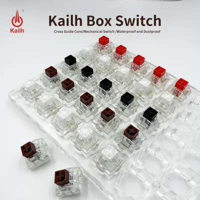 Kailh Box Schalter Weiß Rot Braun Schwarz RGB SMD Schalter Für DIY Mechanische Tastatur MX Schalter Gaming Tastatur