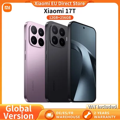 Globale Version Xiaomi 17T Smartphone 5G 6,59 Zoll AMOLED-Display 120 Hz Display Leica 5x Teleobjektiv Leica Live Moment 67 W HyperCharge 6500 mAh MediaTek Dimensity 8500-Ultra Xiaomi HyperAP