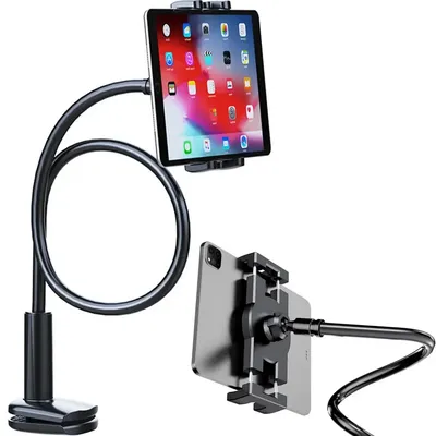 Handyhalterung für universelle 4,7 bis 13 Zoll Smartphones & Tablets, Ständer für Bett und Schreibtisch, kompatibel mit iPad, Samsung, Huawei Tablets.