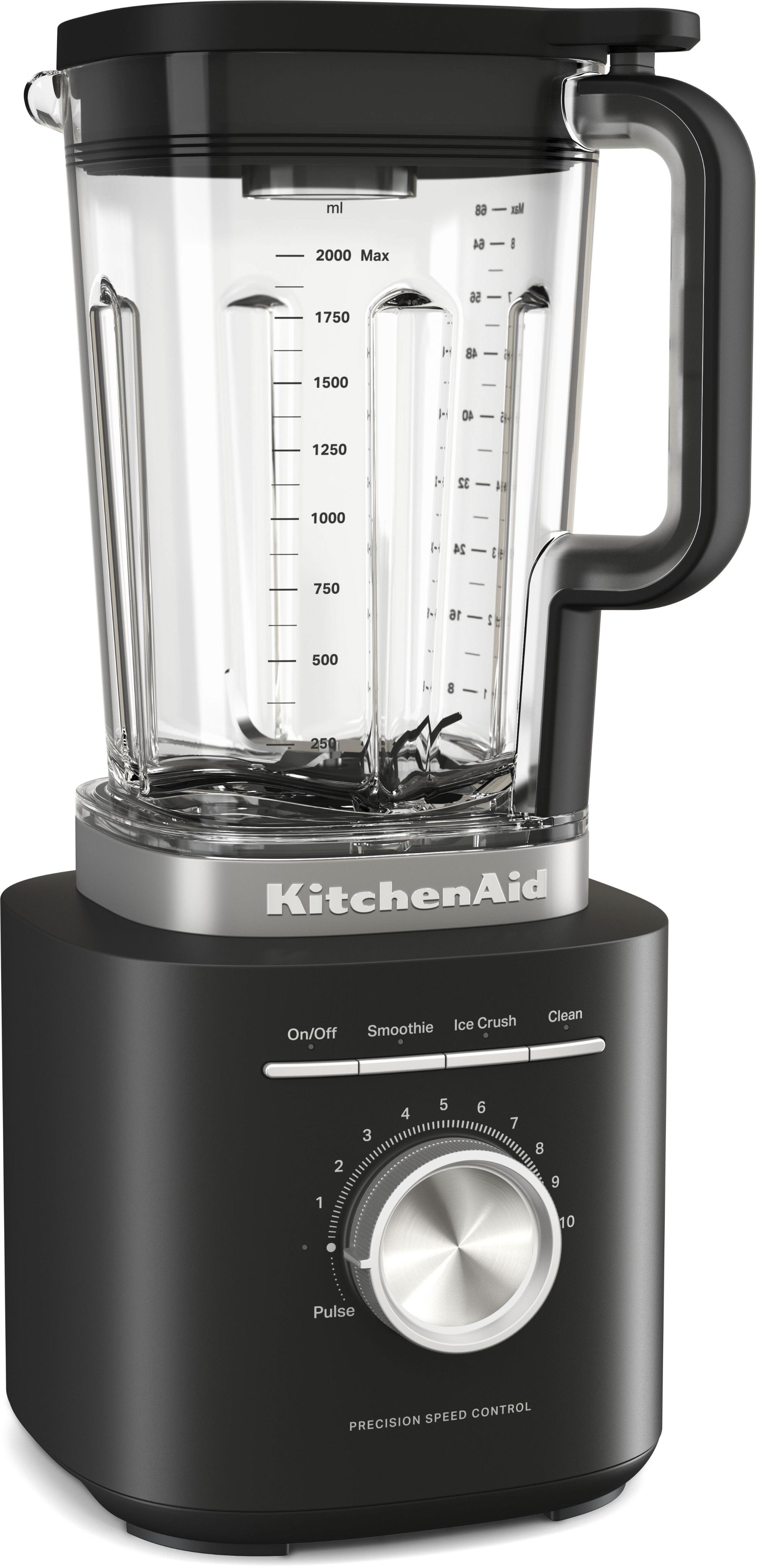 KITCHENAID Standmixer "5KSB2073EBM, schwarz matt", matt, schwarz, B:26cm H:41,7cm T:30,2cm, Zerkleinerer