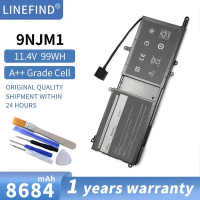 LINEFIND 9NJM1 Laptop-Akku für Dell Alienware 15 R3 17 R4 Serie Notebook 0546FF 0HF250 44T2R HF250 MG2YH