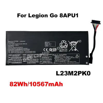 DXT Neue L23B2PK0 Batterie mit Hoher Kapazität für Lenovo Legion Go 8APU1 Handheld Gaming PC L23M2PK0 L23C2PK0 7,76V 82Wh Lenovo Akku