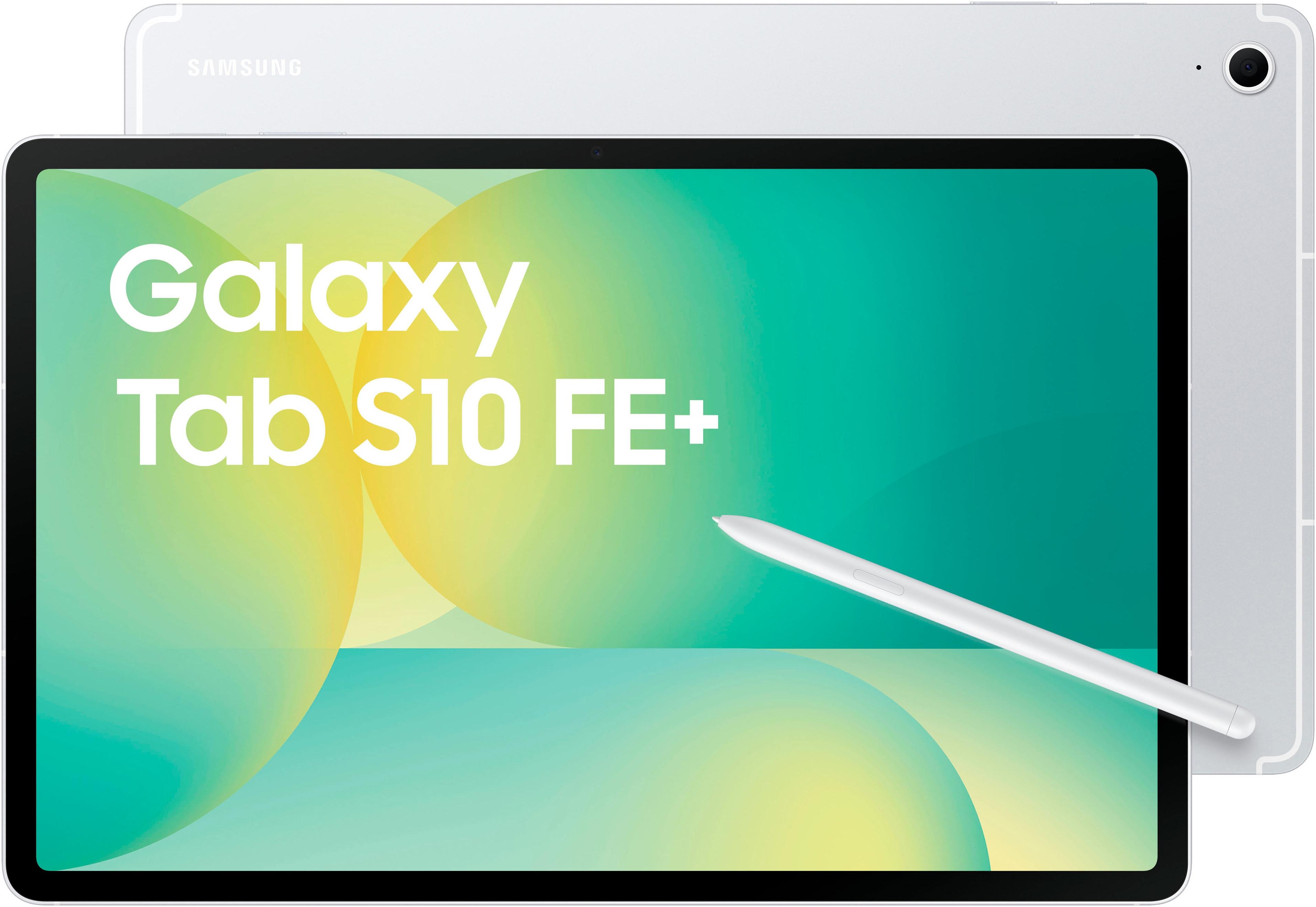 SAMSUNG Tablet "Galaxy Tab S10 FE+ 256GB", silber, 256 GB, Tablets_EBookReader