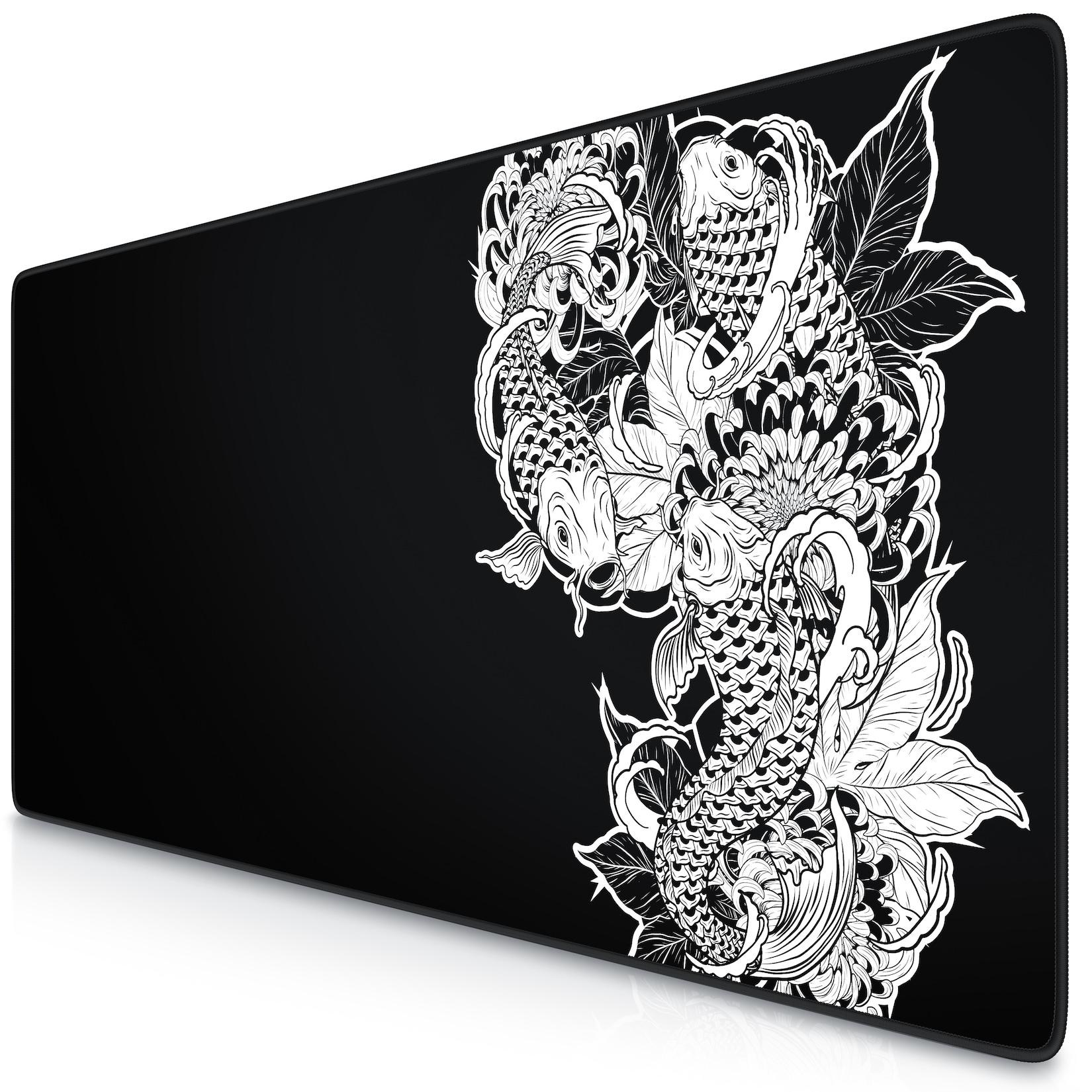 Titanwolf XXL Speed Gaming Mauspad Titanwolf Schwarz 900 x 400mm, XXL Mousepad, Tischunterlage Large Size, verbessert Präzision und Geschwindigkeit