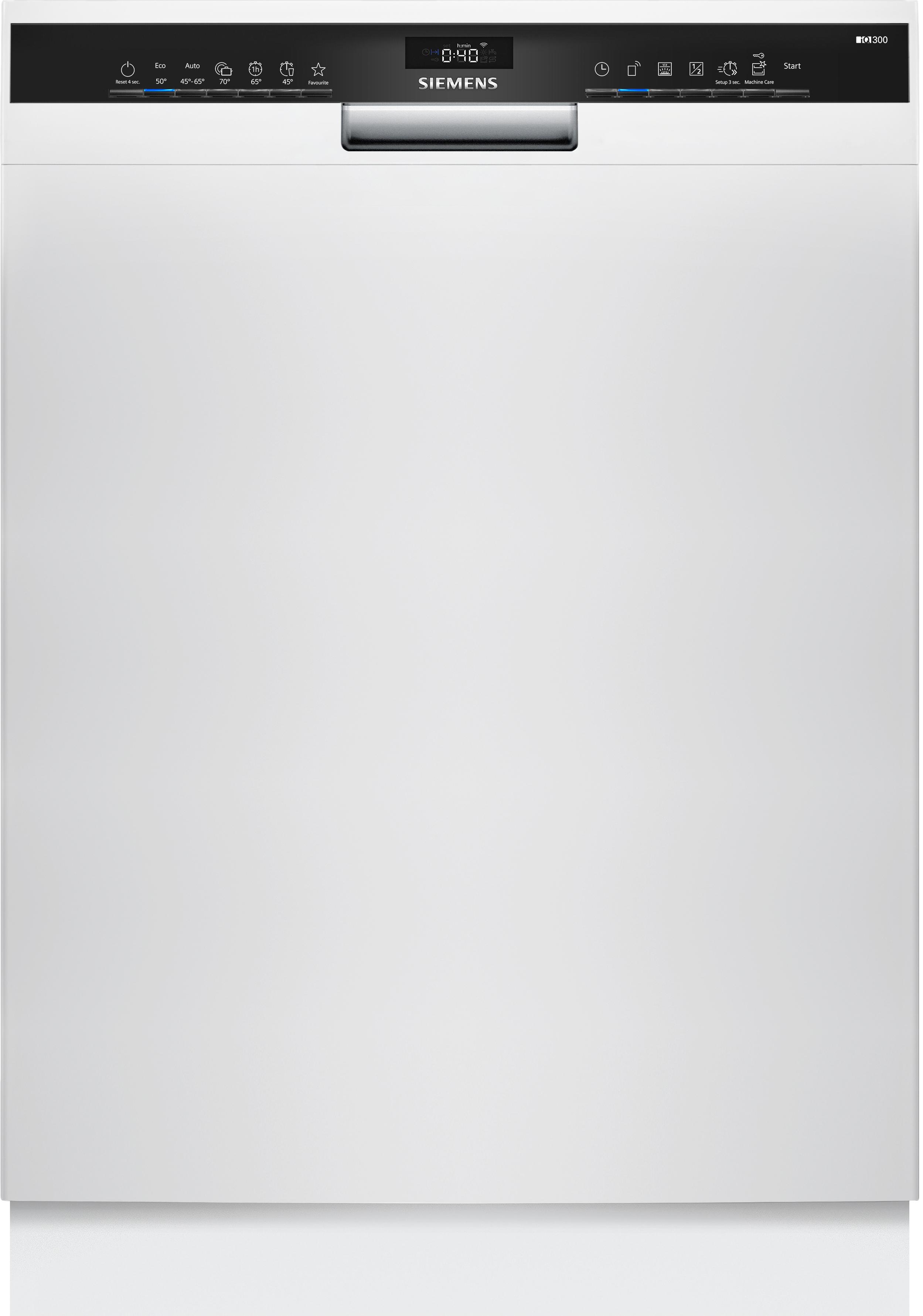 SIEMENS Unterbaugeschirrspüler "SN43HW03TE", Energieeffizienz: C (A-G), weiß, neutral, B:59,8cm H:81,5cm T:57,3cm, Geschirrspüler