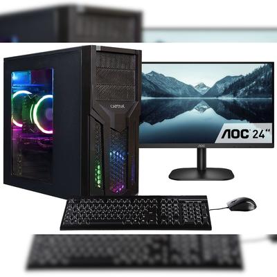 Captiva PC Power Starter R79-990 TFT Bundle (Ryzen 5 5600G/SSD 500GB/16GB/DVD-RW/WLAN/w/o OS)
