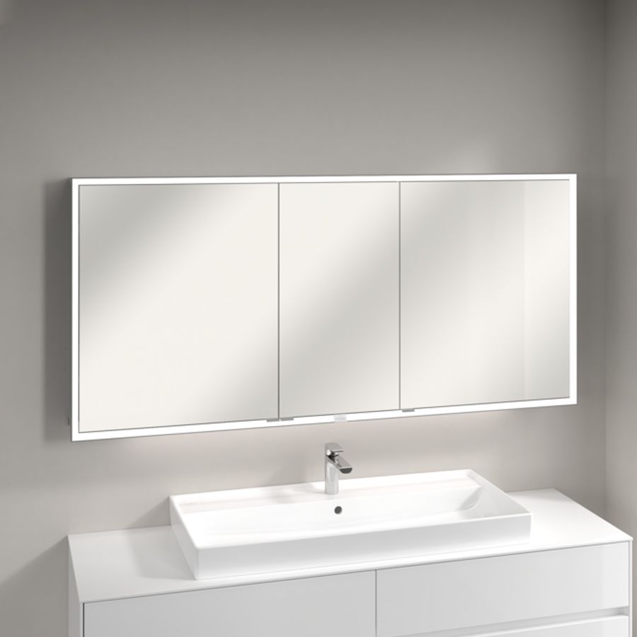 Villeroy & Boch My View Now Vorbau-Spiegelschrank 160 cm, 3 Türen, Smart Home fähig