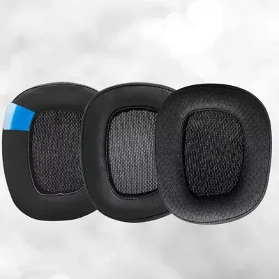 Für Logitech G533 G633 G935, Gaming Headset Ohrpolster G231, G433, G533, G633, G635, G933, G935 Kopfhörer Erweiterte Mesh-Stoff-Ohrenschützer