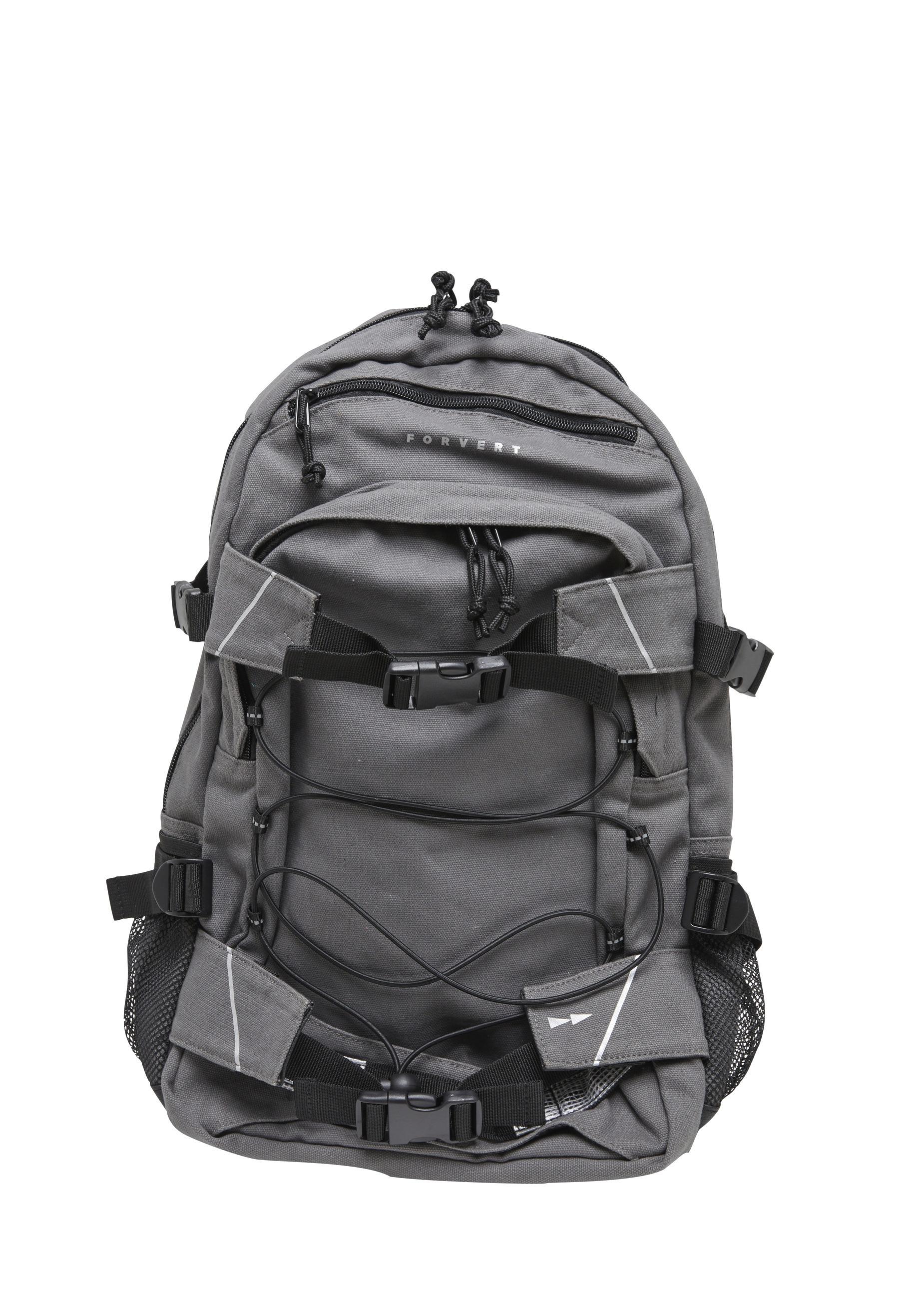 Rucksack BRANDIT "Brandit Forvert Canvas Laptop Louis", Gr. onesize, dunkelgrau, Polyester, Rucksäcke Rucksack