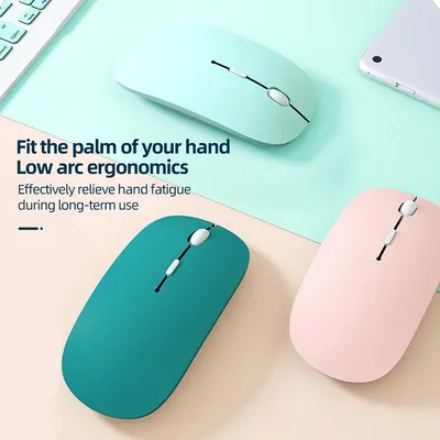 Bluetooth-kompatibel Drahtlose Maus Computer Laptop Maus Stille Optische Maus für iPad Samsung Tablet Universal Mäuse Geräuschlos