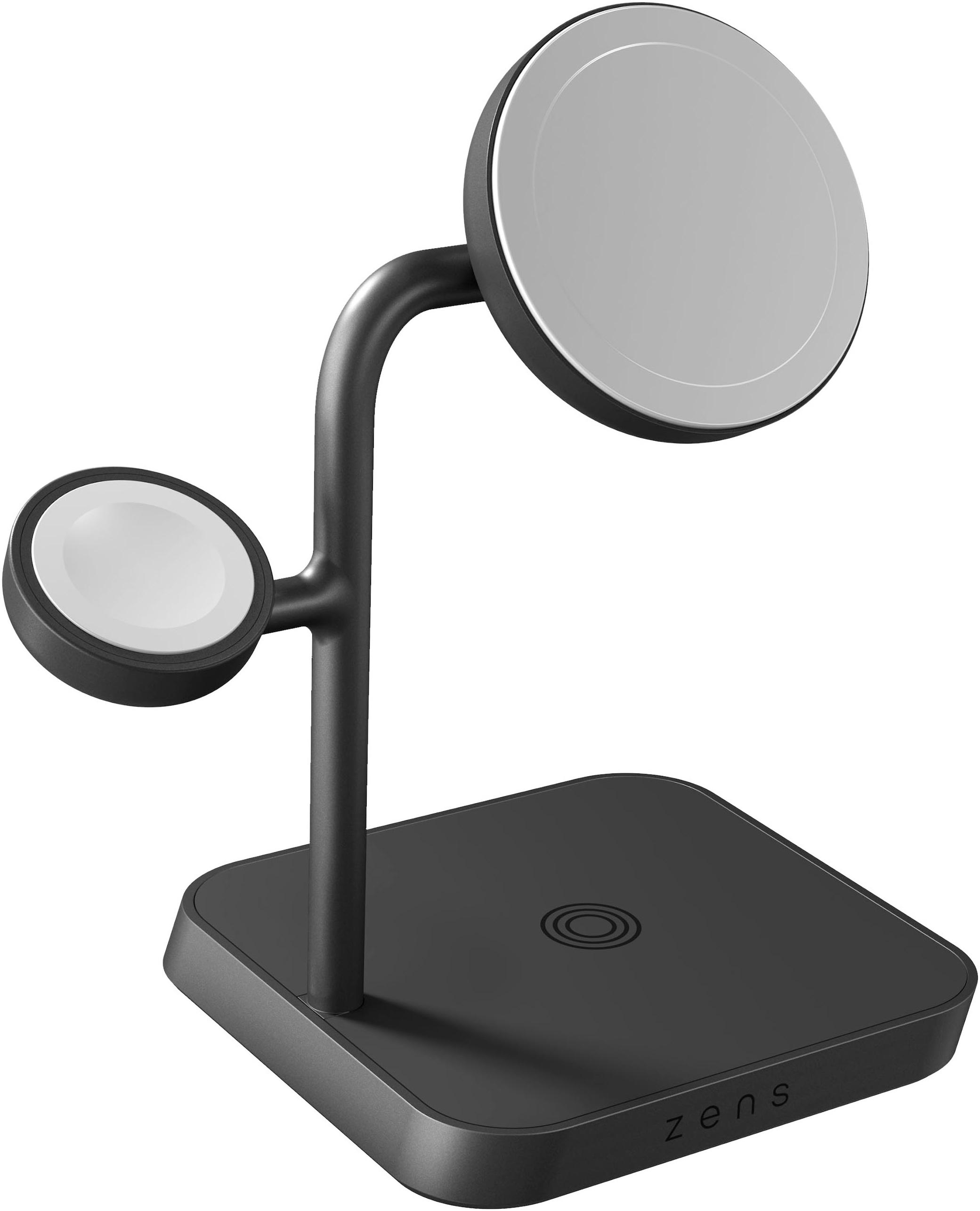 ZENS Ladestation "4-in-1 MagSafe + Watch Wireless", schwarz, B:14,7cm H:15,4cm T:10,2cm, Ladegeräte