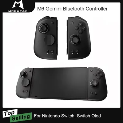 MOBAPAD M6s Gemini Bluetooth Wireless Gaming Controller mit Sensing Joystick Gamepad für Nintendo Switch / Switch OLED