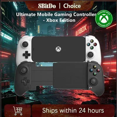 8BitDo Ultimate Mobile Gaming Controller - Xbox Edition Kompatibel mit Apple iOS und Android-Geräten Bluetooth Hall-Effekt