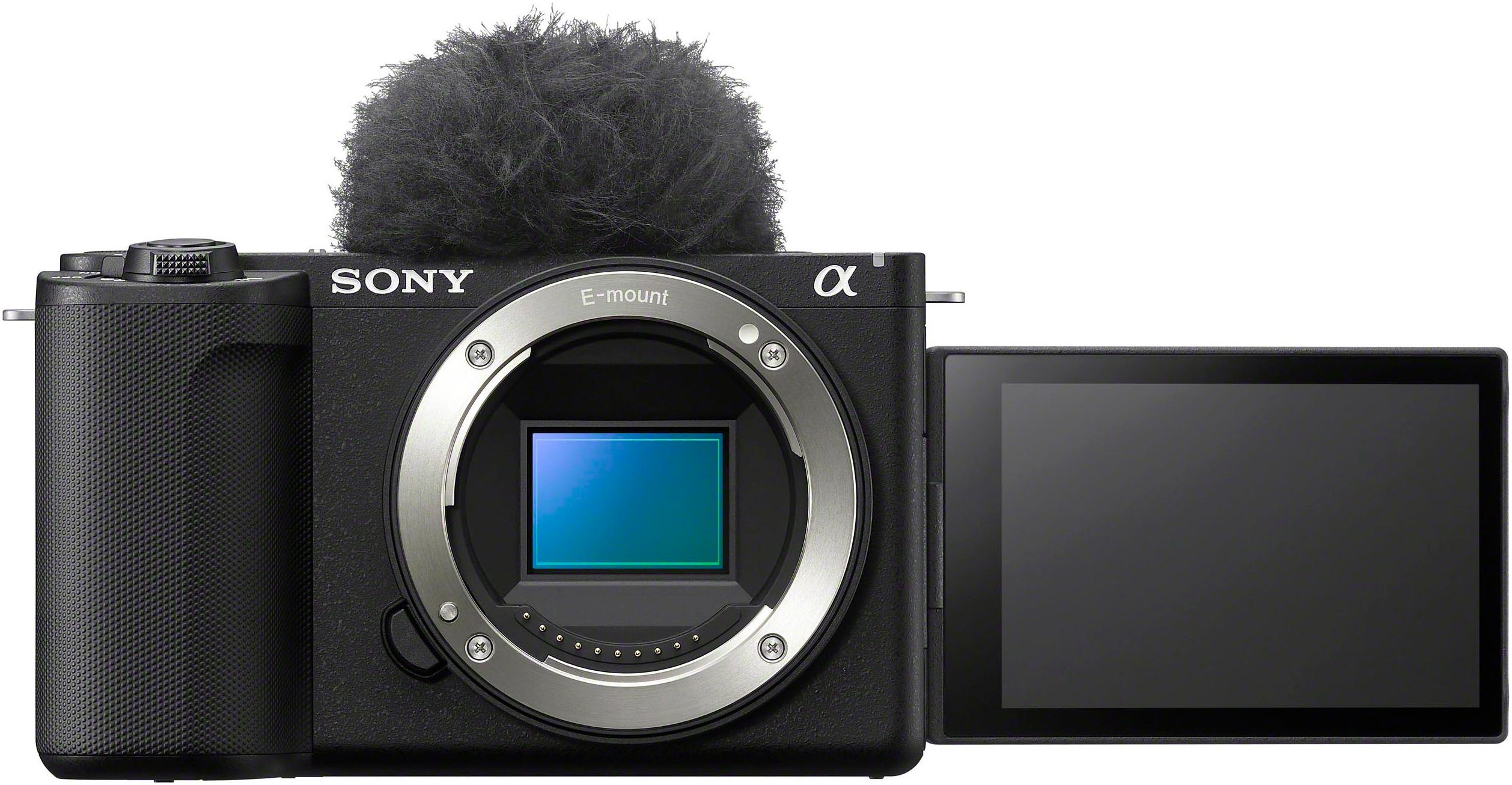 SONY Systemkamera-Body "Alpha ZV-E10 II", schwarz, B:11,45cm H:6,75cm T:5,42cm, Fotokameras, Spiegellose APS-C-Videokamera, 4K60p Video, 4:2:2 10-Bit Aufn., 26 MP