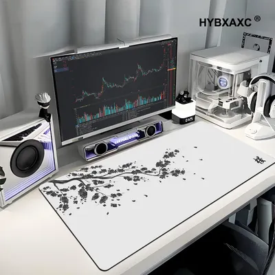 1Pc Japan Sakura Gaming Maus Pad XXL Laptops Deskmat Kirschblüte Mousepad Büro Teppich Gamer Tastatur Computer Schreibtisch 100X50