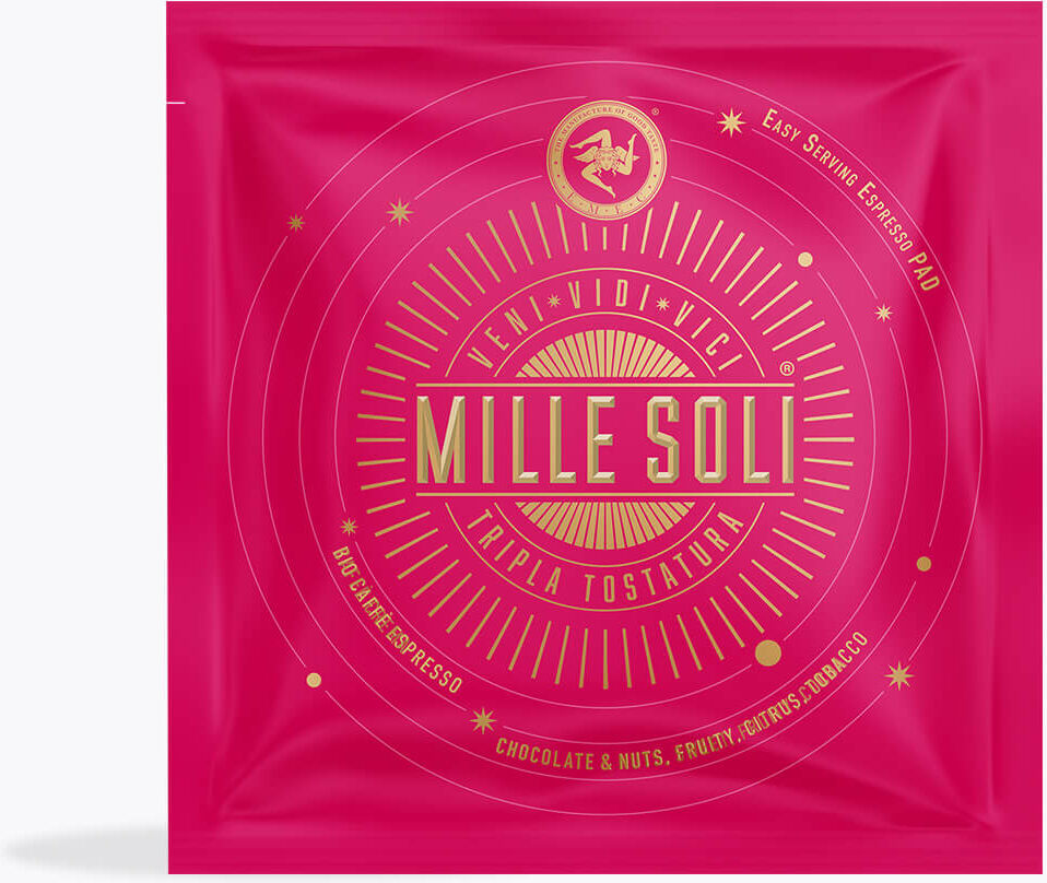 MilleSoli Mille Soli Caffè Espresso Bio 50 E.S.E. Pads