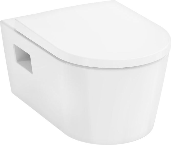 Hansgrohe EluPura Original S Wand-WC 62050450 mit WC-Sitz, weiß, mit HygieneEffect