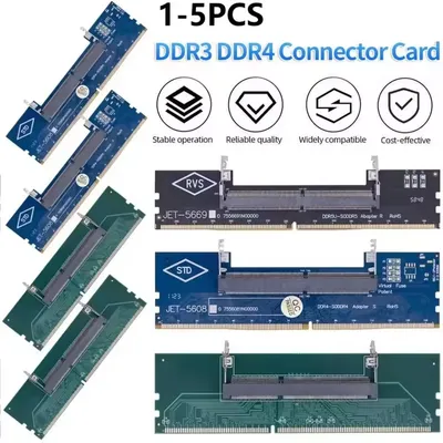 Laptop zu Desktop SO-DIMM zu PC DIMM Karte DDR3 DDR4 DDR5 Speicher RAM Speicher Adapter Gaming Laptop RAM Stecker Karte Memory Stick