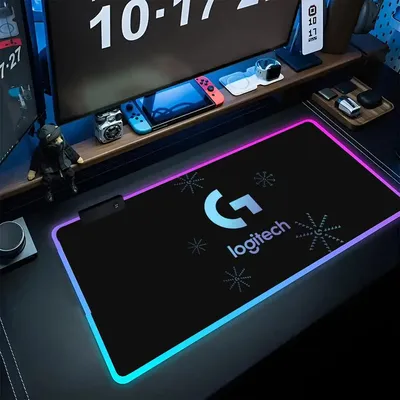 l-logitech Mauspad spiel RPG 40x90 cm Maus Matte Gaming Mauspads LED Tastatur Matten Leuchtende Schreibtisch Pads mauspad Für PC