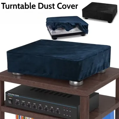 Staubschutzhülle für Plattenspieler, Aufbewahrungshülle für Vinyl-Schallplattenspieler, faltbare, staubdichte Schutzhülle für Audio-Technica AT-LP120XUSB