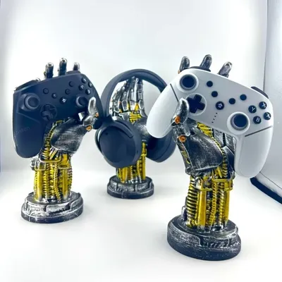 Mechanische Arm Gaming Controller Halter Kopfhörer Ständer Desktop Lagerung Für SONY PS5 PS4 Gamepad Halterung Airpods Max Männer Geschenke