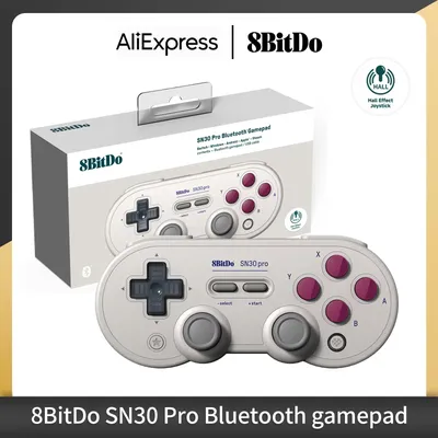 8Bitdo SN30 Pro Bluetooth Kabelloser Gaming-Controller mit Hall-Effekt für Switch 2 MacOS Android Raspberry Pi Windows Steam Deck