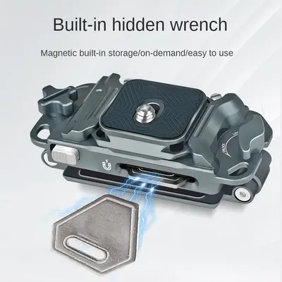 ZX universelle Schnellmontageplatte aus Aluminiumlegierung, geeignet für digitale Spiegelreflexkameras, Sportkameras und Smartphones