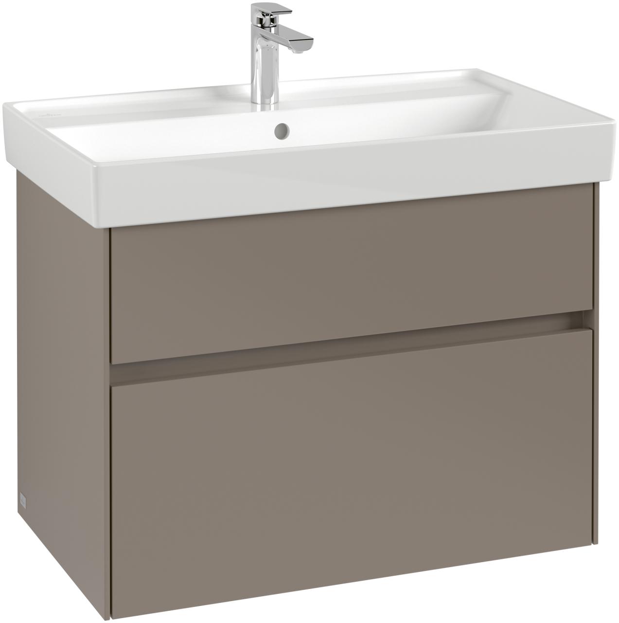 Villeroy & Boch Waschtischunterschrank Collaro 754x546x444mm m. Bel. 2 Ausz. Waschtisch mittig Volca C010B0VL
