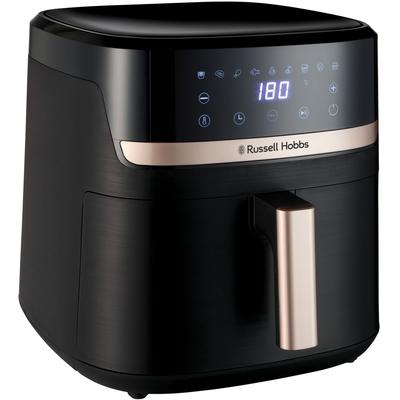 RUSSELL HOBBS Heißluftfritteuse "27630-56 SatisFry, 8,3 L", schwarz, B:31,9cm H:41cm T:32,5cm, Fritteusen, Airfryer–wenig oder kein Öl erforderlich, 9 Programme, 8,3 L