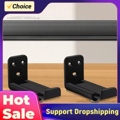 Soundbar-Lautsprecher Wandhalterung Anti-Rutsch Soundbar-Unter-TV-Halterung Trockenbau-Soundbar-Wandhalterung für Samsung Vizio LG für Bose