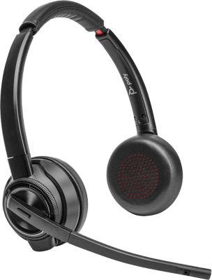 Poly Savi 8420 Office DECT Stereo-Headset, für Microsoft Teams zertifiziert