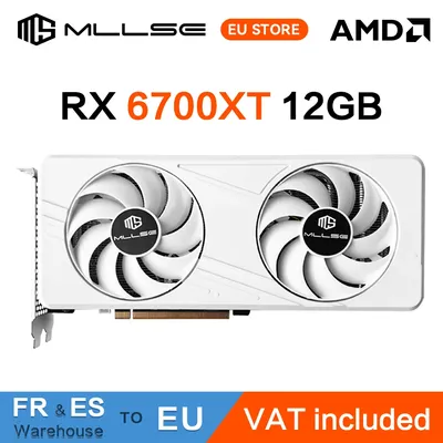 MLLSE RX 6700XT 12GB Spiele-Grafikkarte GDDR6 192-Bit PCI-E 4.0 x16 6+8-Pin AMD Radeon GPU RX 6700XT Gaming-Grafikkarte