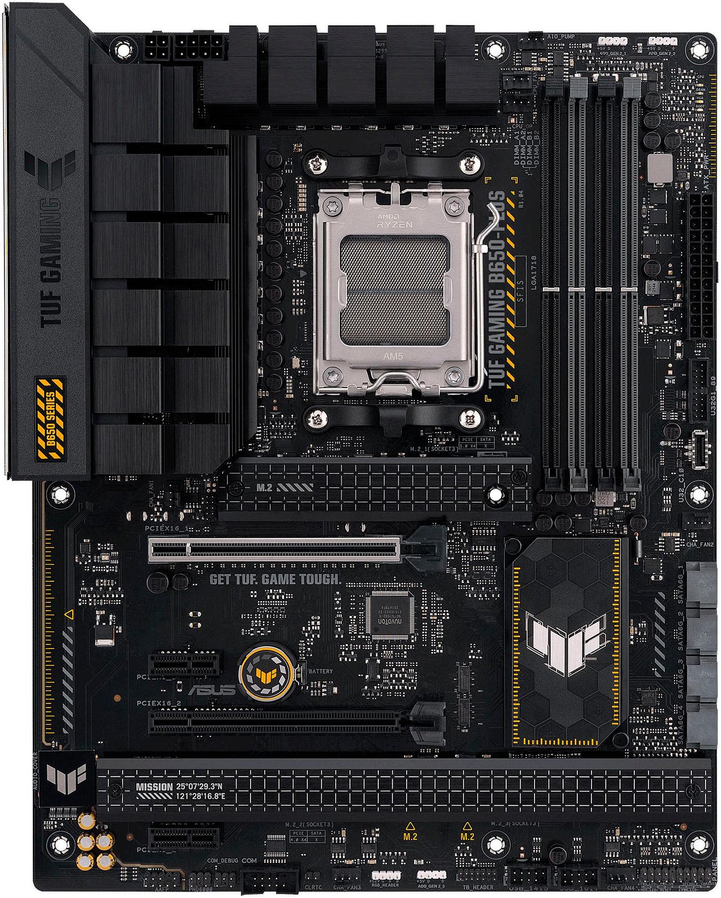 ASUS Mainboard "TUF GAMING B650-PLUS", schwarz, B:24,4cm T:30,5cm, Mainboards