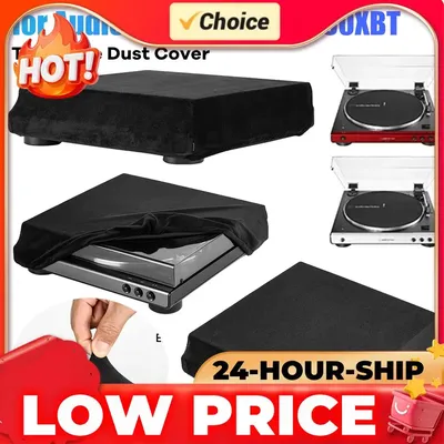 2/1 Stück Plattenspieler-Staubschutzhülle aus Spandex, hochelastische Plattenspieler-Abdeckung für Audio-Technica AT-LP60XBT