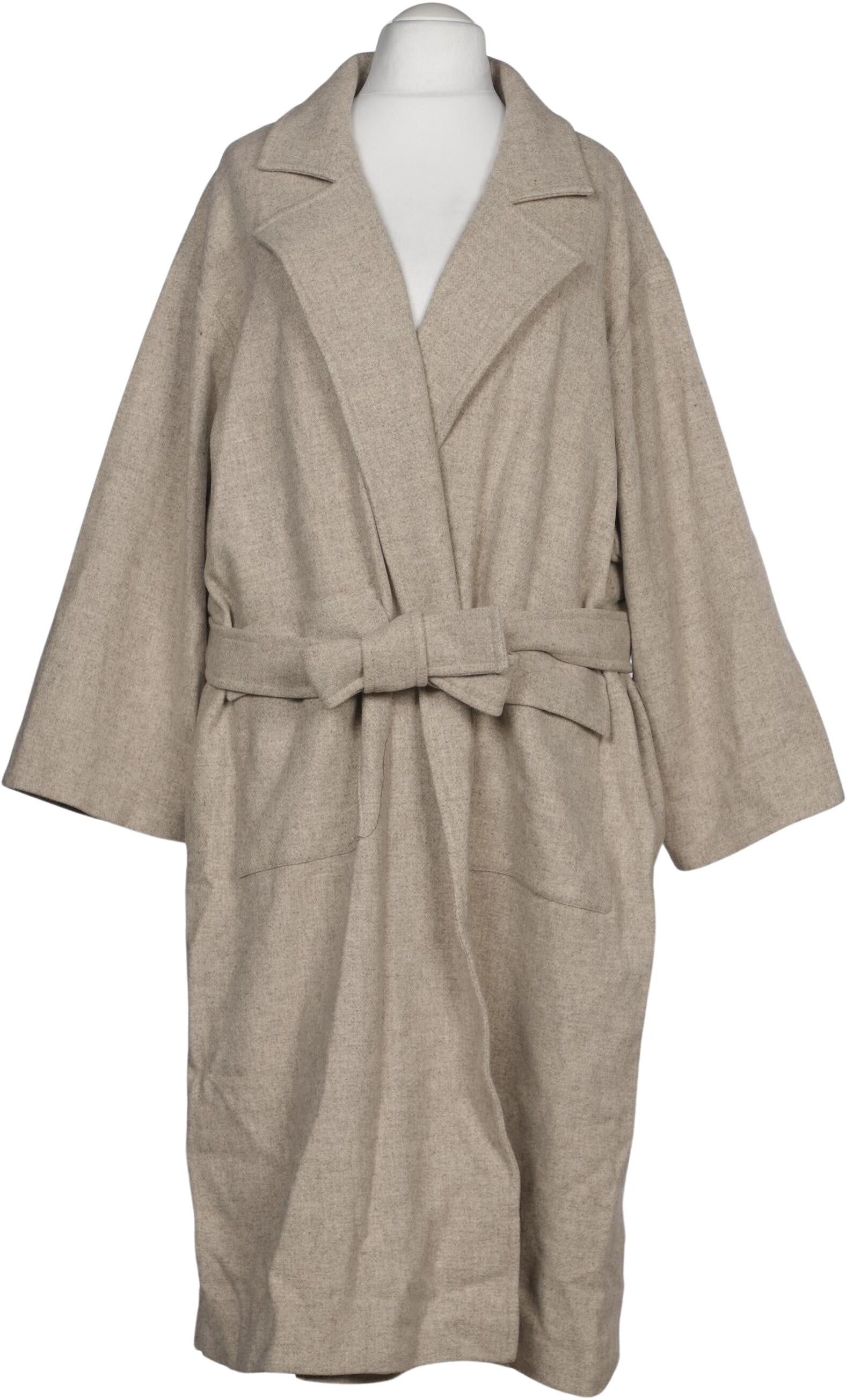 By Aylin Koenig Damen Mantel, Beige, Gr. XL, Viskose / Wolle - Second Hand