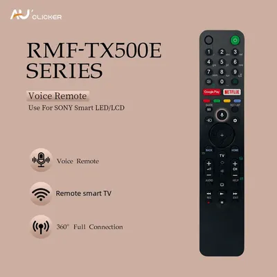 RMF-TX500E Smart TV Sprachersatz-Fernbedienung für Sony 4K HD OLED TV KE-65XH9096 KD-75XG8505 KD-75XG8588 KD-75XG8596 usw