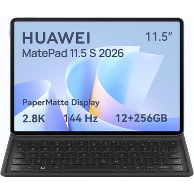 HUAWEI Tablet "MatePad 11.5" S 12+256 GB Inklusive Tastatur", schwarz (grau), B:19,2cm H:7,1cm T:27,5cm, Tablets_EBookReader