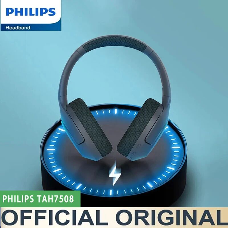Philips Neue TAH7508 Drahtlose Bluetooth Kopfhörer Aktive Noise Cancelling HIFI Stereo Headset Esports Gaming Sport Kopfhörer