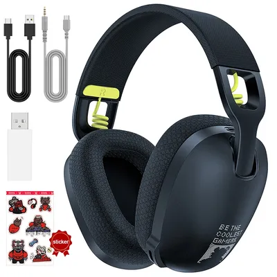 Onikuma B2 Wireless Gaming Headset für PS5 PS4 PC 2,4 GHz USB-Spielkopfhörer mit Mikrofon Ergonomisches Design 5.3 Kopfhörerzubehör