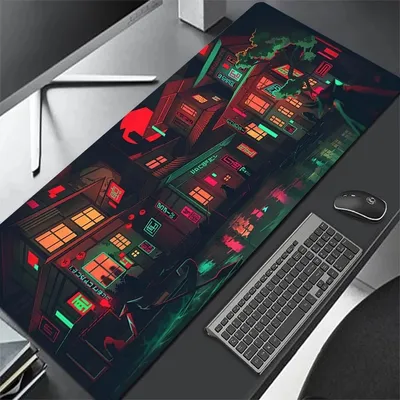 Personal isierte Kunst Gaming Mauspad Gamer große Tapis de Souris Anime Gummi Verriegelung kante große Computer Mouse pad Laptop Schreibtisch matte