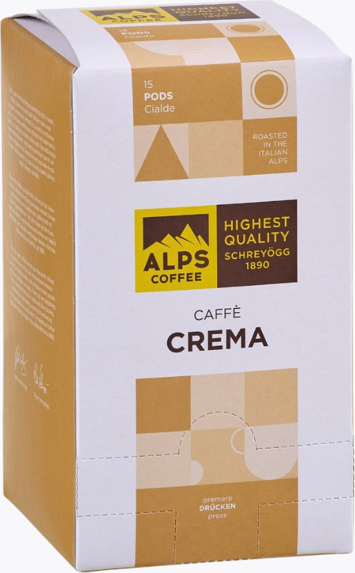 Alps Coffee Caffè Crema 15 Pods