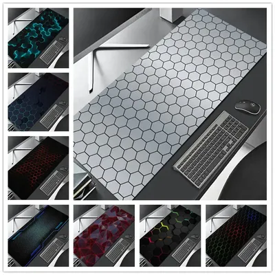 3D geometrische Gaming Mauspad Gummi großes Mauspad für Home-Office-Computer Tastatur Dekor rutsch feste Schreibtisch matte Tisch zubehör