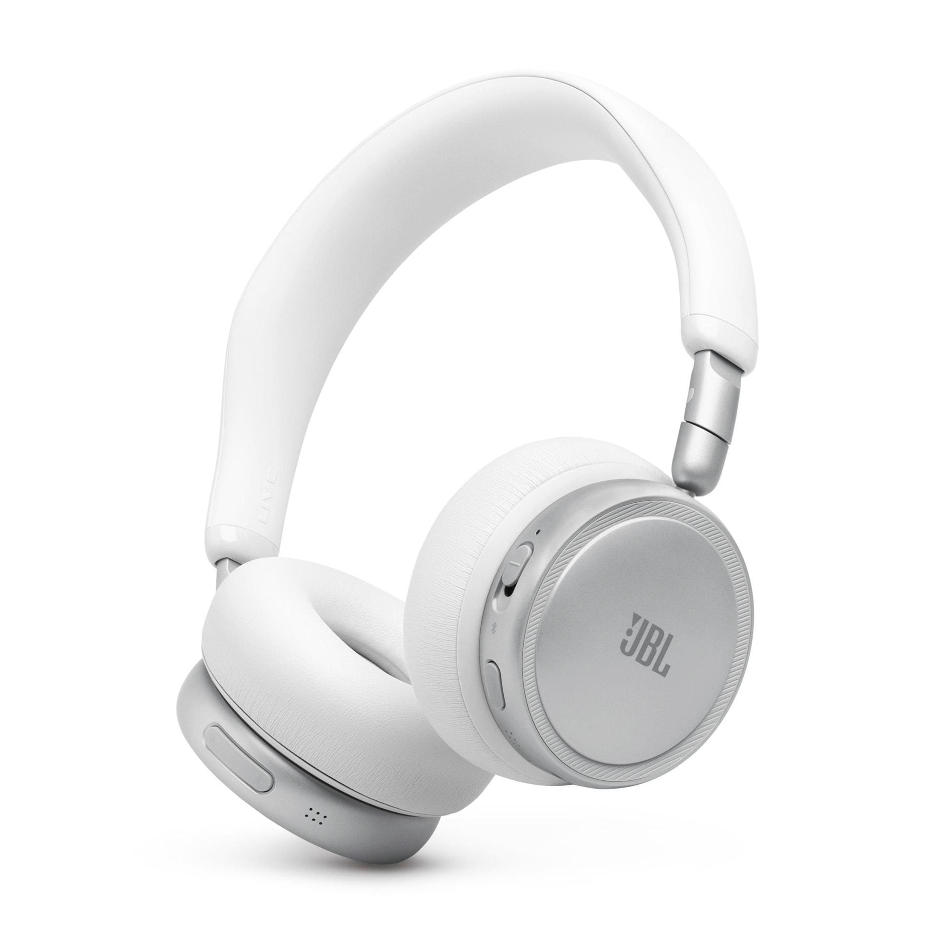 JBL On-Ear-Kopfhörer "LIVE 680NC", weiß, B:21cm H:5cm T:22,5cm, Kopfhörer, Kabelloser On-Ear-Kopfhörer mit Noise-Cancelling