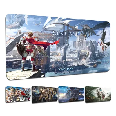 Lineage 2 Gummi XXL PC Gaming Mauspad Gamer Schreibtischmatten Tastatur Pad Mauspad Muismat Desktop Matte