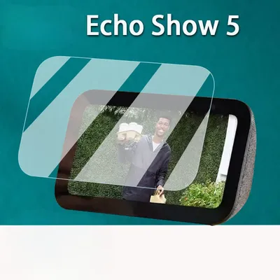 9H gehärtetes Glas für Amazon Echo Show 5 2023, Displayschutzfolie für Amazon Echo Show 5, Abdeckung vorne, Schutzglasfolie